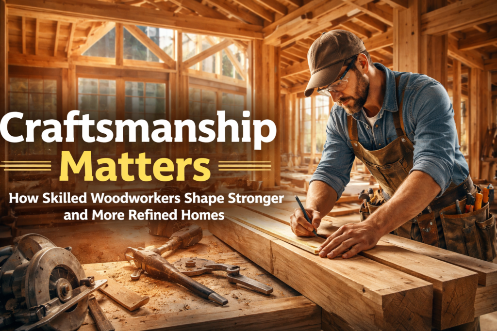 Craftsmanship Matters: How Skilled Woodworkers Shape Stronger and More Refined Homes