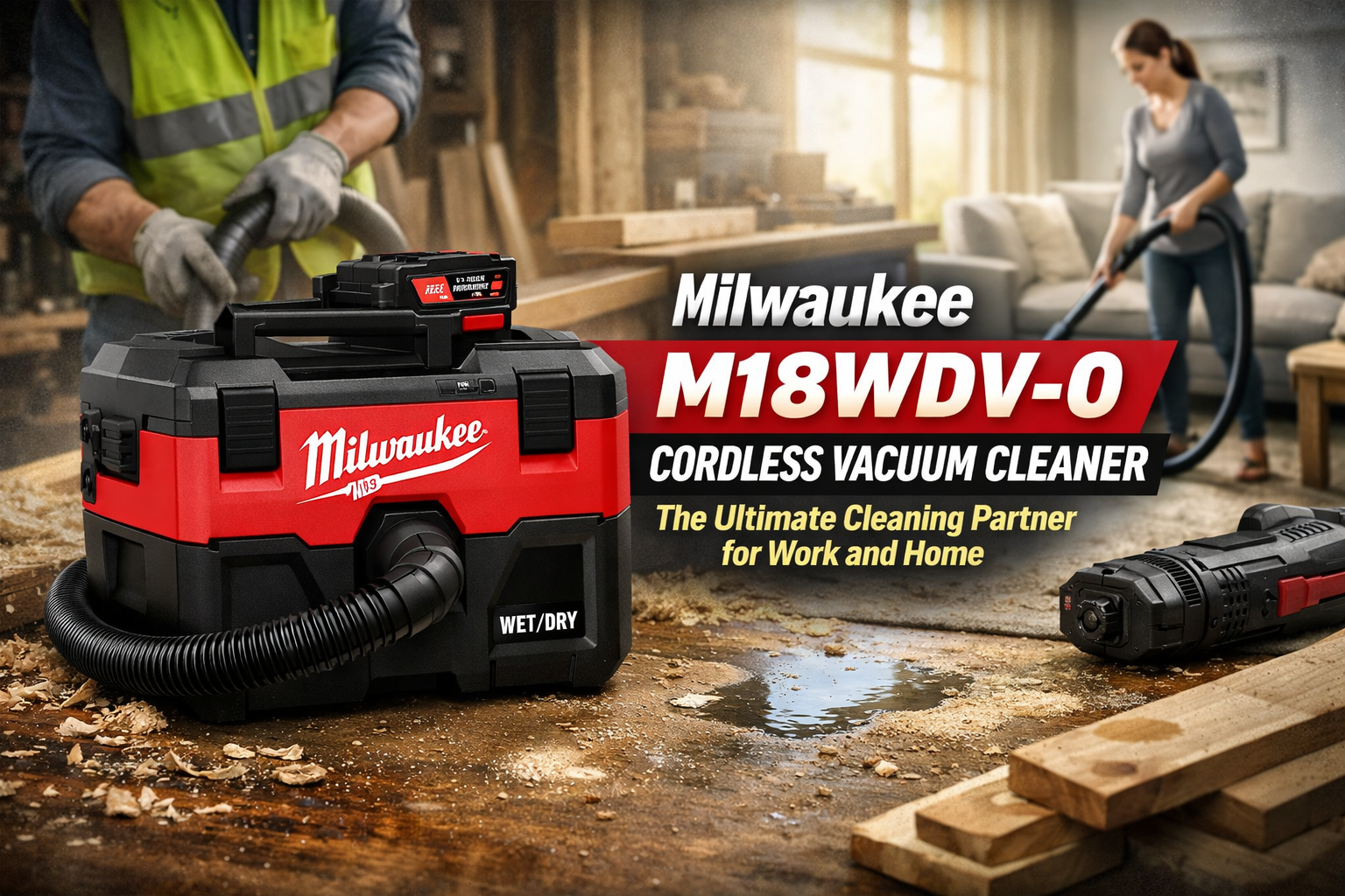 Milwaukee M18WDV-0 Cordless Vacuum Cleaner: The Ultimate Cleaning Partner for Work and Home