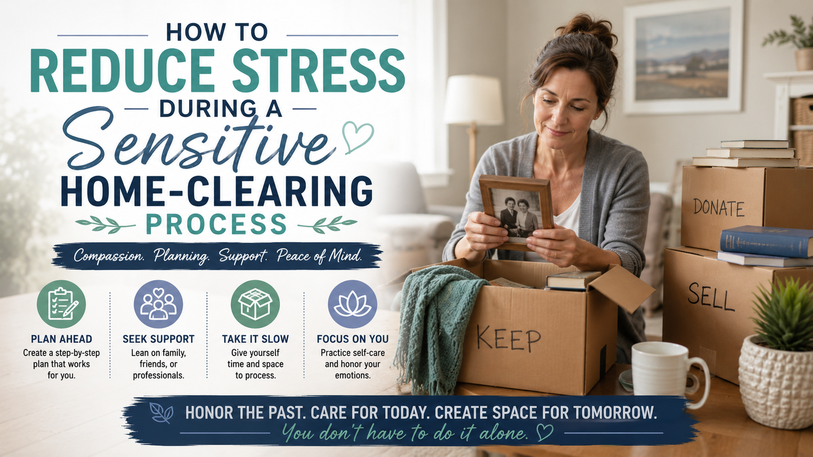 How to Reduce Stress During a Sensitive Home-Clearing Process