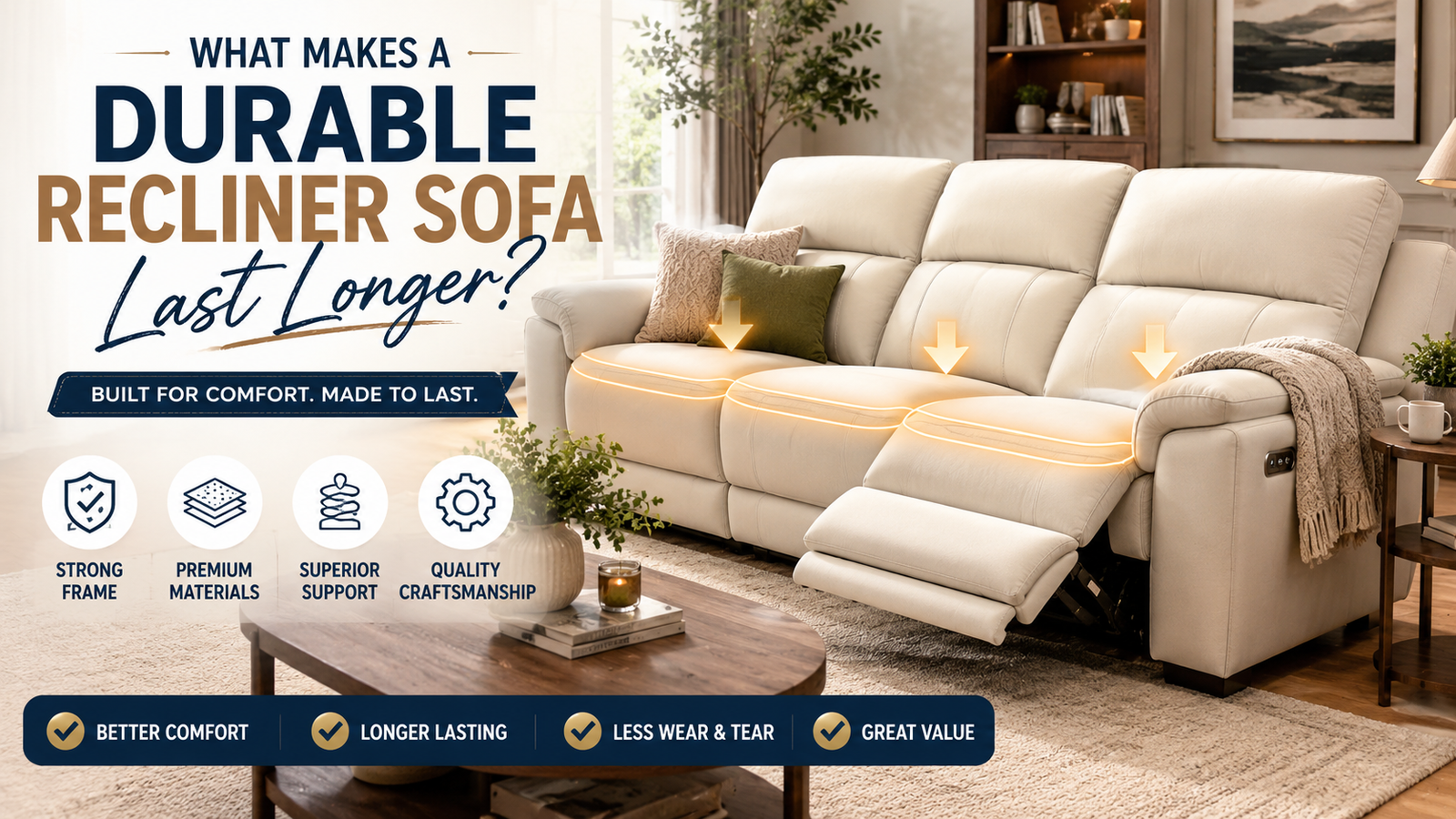 What Makes A Durable Recliner Sofa Last Longer?