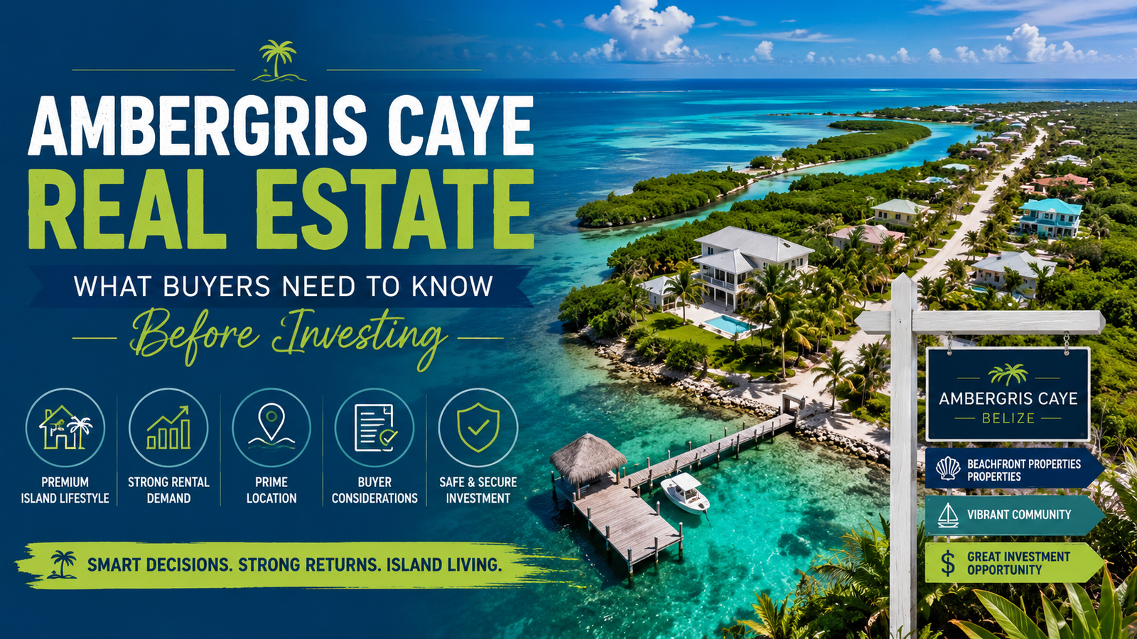 Ambergris Caye Real Estate: What Buyers Need to Know Before Investing