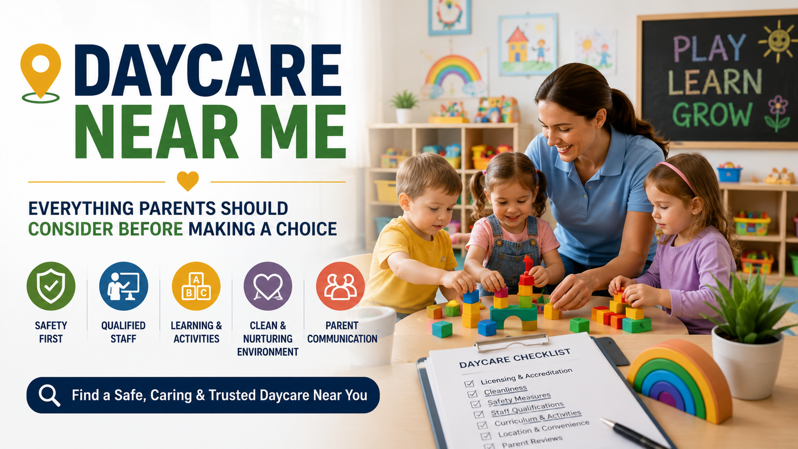 Daycare Near Me: Everything Parents Should Consider Before Making a Choice